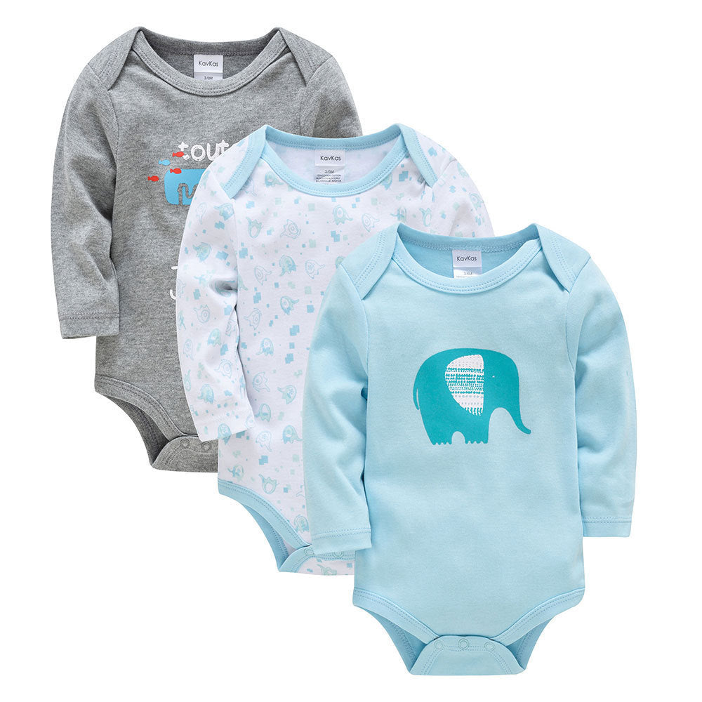 Long sleeve baby clothes cartoon newborn clothes (Set of 3)